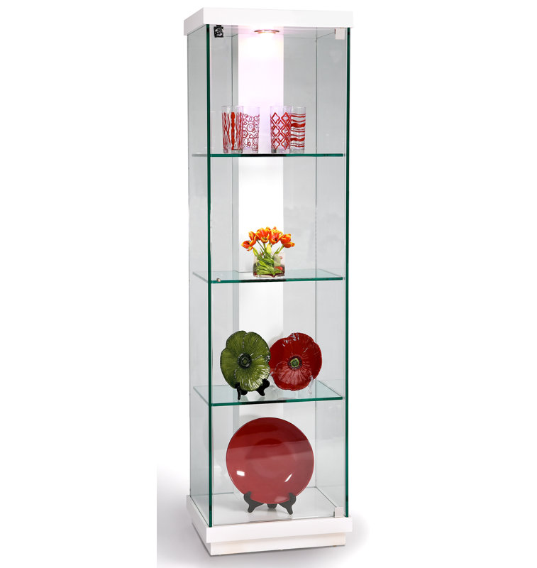 banerjee lighted curio cabinet